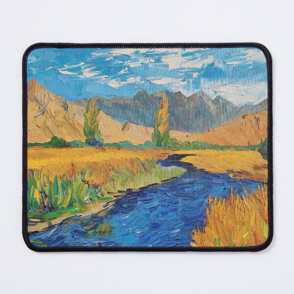 Item preview, Afghani landscape | Painting in the style of Vincent van Gogh designed and sold by ComicsFactory.