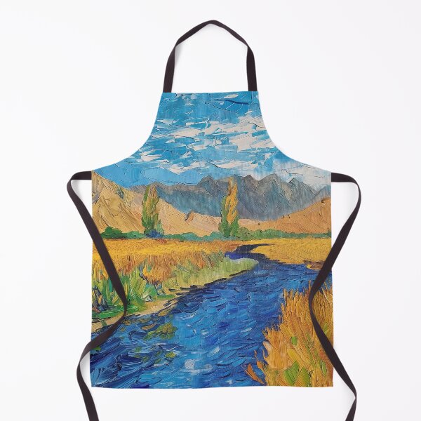 Item preview, Afghani landscape | Painting in the style of Vincent van Gogh designed and sold by ComicsFactory.