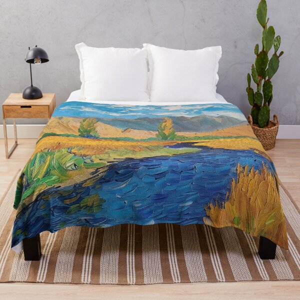Item preview, Afghani landscape | Painting in the style of Vincent van Gogh designed and sold by ComicsFactory.