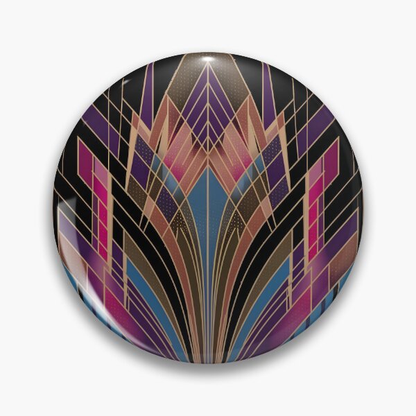 Aperçu de l'œuvre Motif Géométrique Art Déco créée et vendue par SloganExpress.