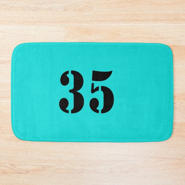 Item preview, NUMBER 35 IN BLACK COLOR designed and sold by solgel47.