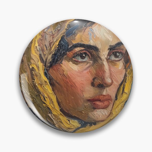 Item preview, Afghani woman | Painting in the style of Vincent van Gogh designed and sold by ComicsFactory.