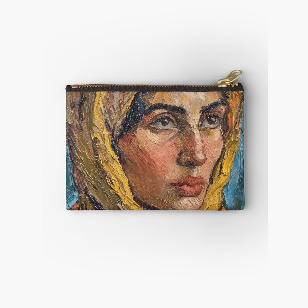 Item preview, Afghani woman | Painting in the style of Vincent van Gogh designed and sold by ComicsFactory.