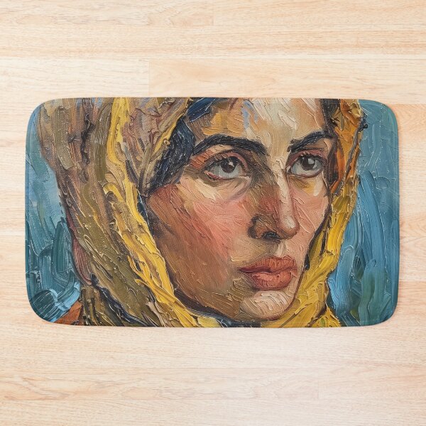Item preview, Afghani woman | Painting in the style of Vincent van Gogh designed and sold by ComicsFactory.