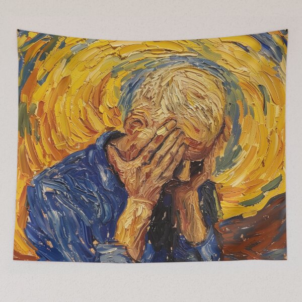 Item preview, Agony | Painting in the style of Vincent van Gogh designed and sold by ComicsFactory.