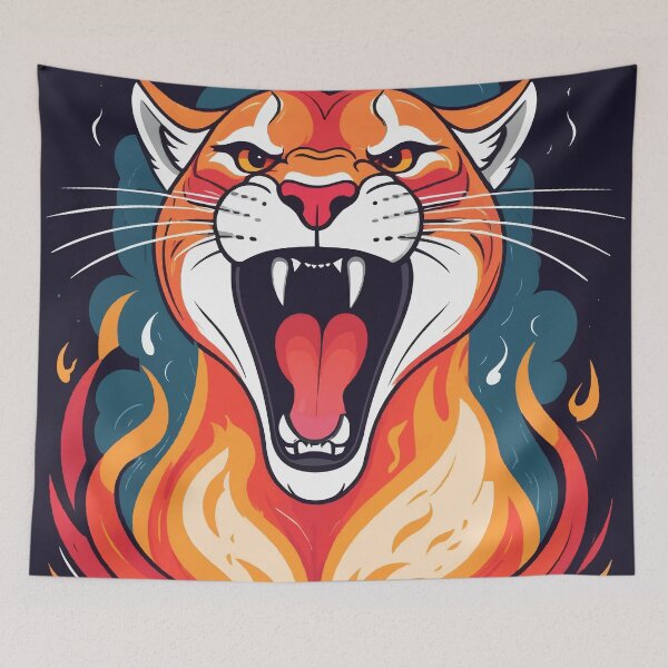 Item preview, Fierce Cougar designed and sold by WildlifeInc.