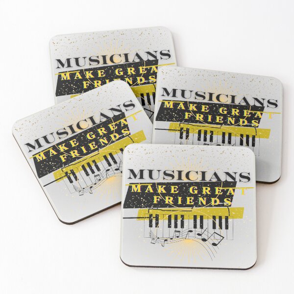 Item preview, Musicians Make Great Friends Original Graphic Art designed and sold by BrightrDayMusicArt.