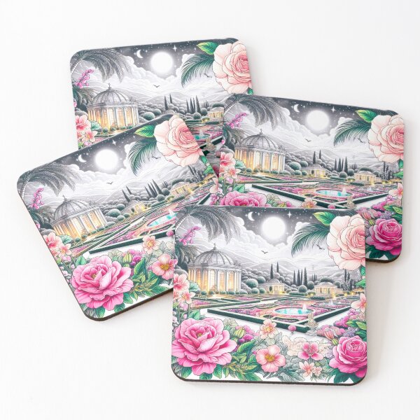 Item preview, Beauregard Garden at Night - Book Setting designed and sold by AmberRoseWrites.