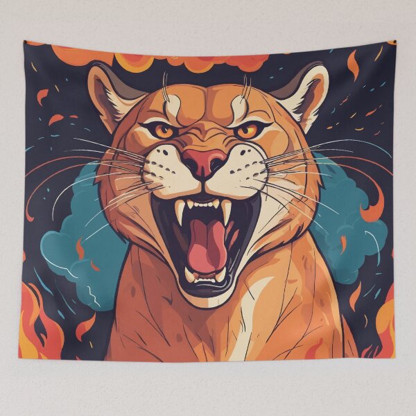 Item preview, Fierce Cougar designed and sold by WildlifeInc.