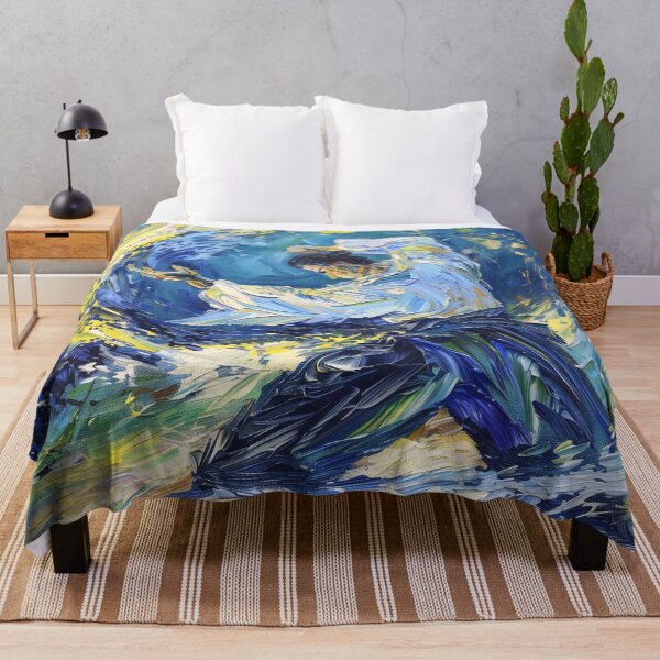 Item preview, Aikido fighter | Painting in the style of Vincent van Gogh designed and sold by ComicsFactory.