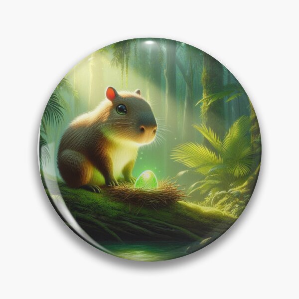 Item preview, Capy and His Dragon Friend1 designed and sold by Capybara Art Lover.