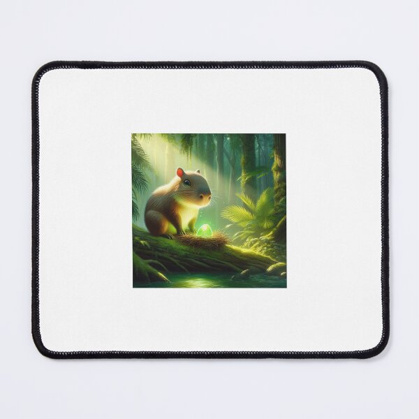 Item preview, Capy and His Dragon Friend1 designed and sold by Capybara Art Lover.