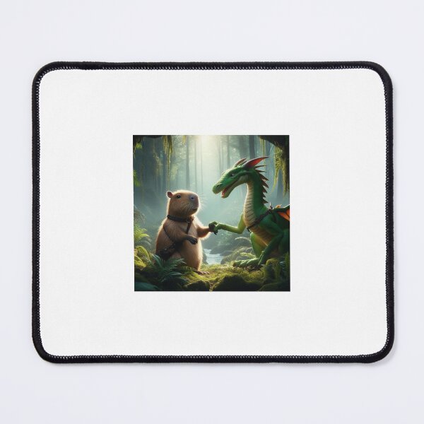 Item preview, Capy and His Dragon Friend2 designed and sold by Capybara Art Lover.