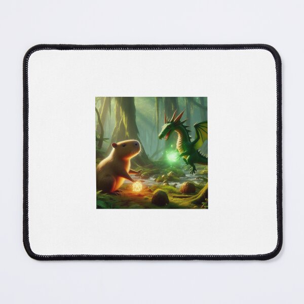 Item preview, Capy and His Dragon Friend3 designed and sold by Capybara Art Lover.
