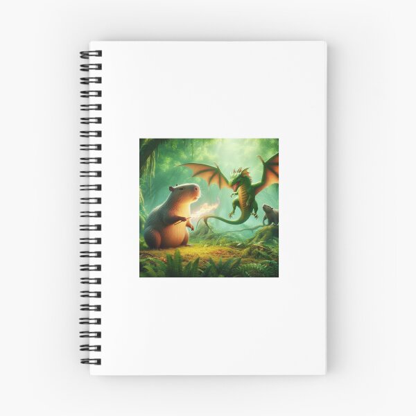 Item preview, Capy and His Dragon Friend4 designed and sold by Capybara Art Lover.