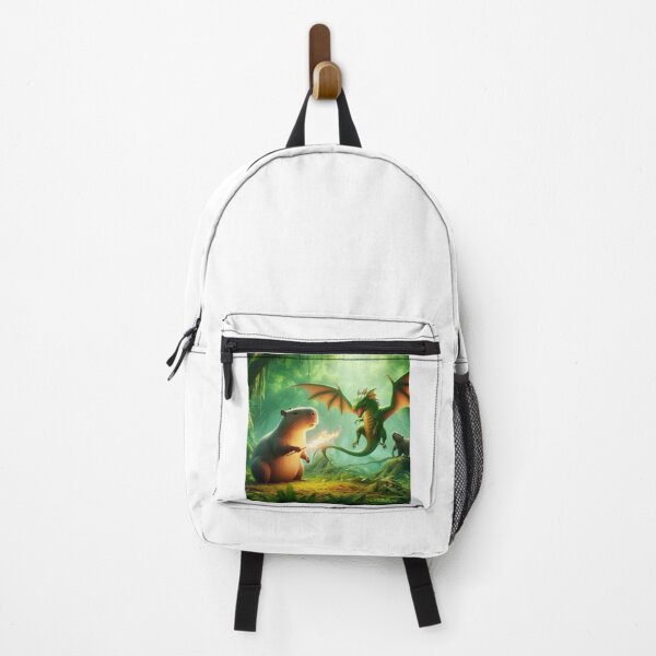 Item preview, Capy and His Dragon Friend4 designed and sold by Capybara Art Lover.