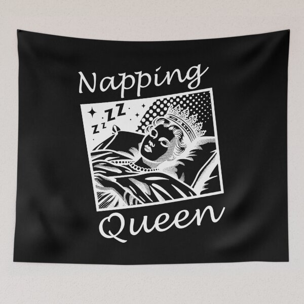Item preview, Funny Sleep Napping Queen designed and sold by TKsTees.