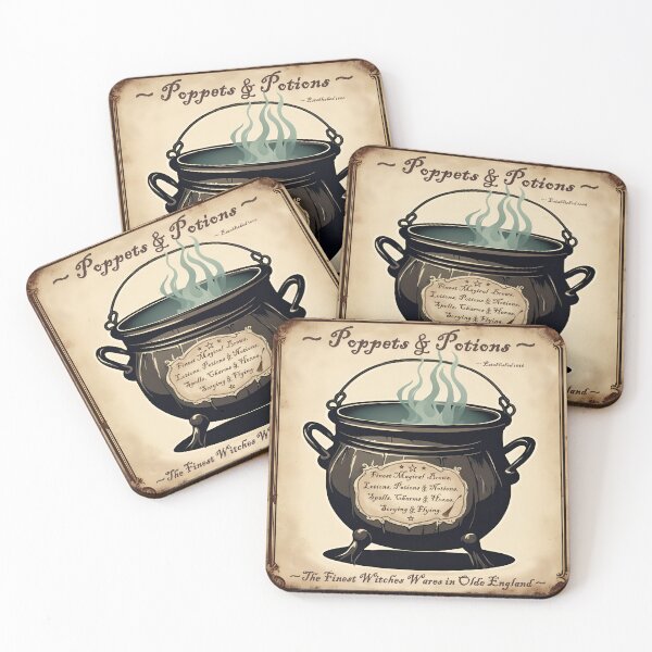 Item preview, Spells & Potions Vintage Witch Sign designed and sold by RaucousCorvusUK.