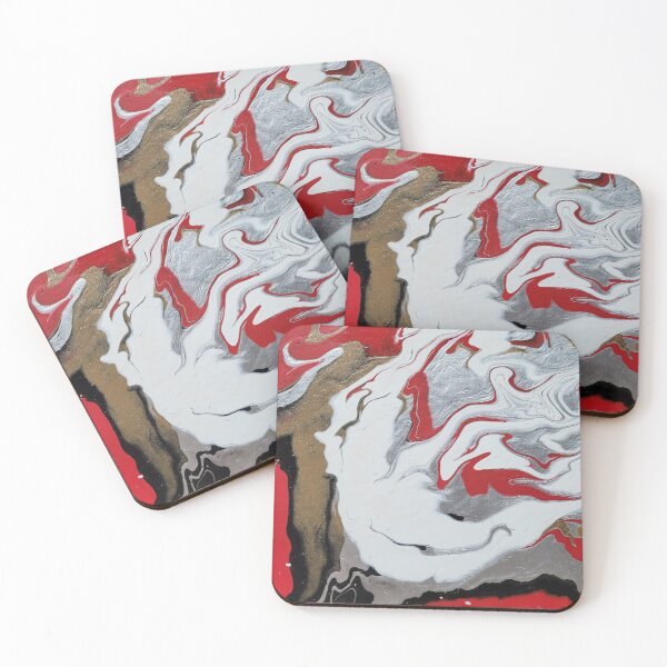 Item preview, Red Acrylic Art Pour designed and sold by SPLegacy.