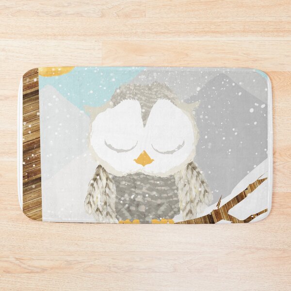 Item preview, Sleepy Snow Owl designed and sold by DesireeNguyen.