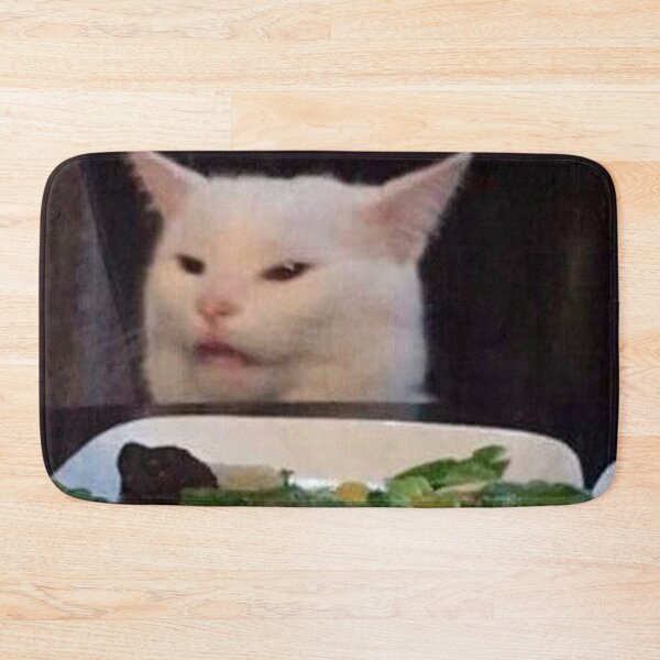 Item preview, cat meme at the table designed and sold by valwerty.