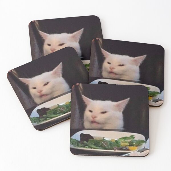 Item preview, cat meme at the table designed and sold by valwerty.