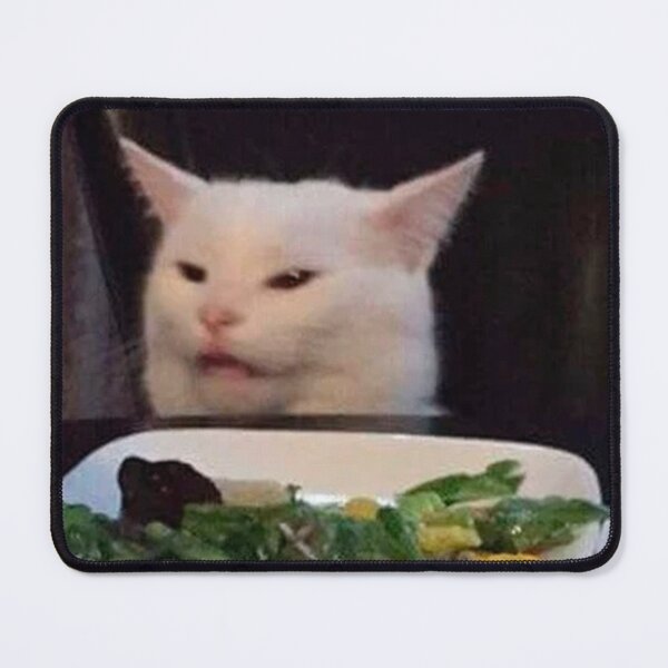 Item preview, cat meme at the table designed and sold by valwerty.