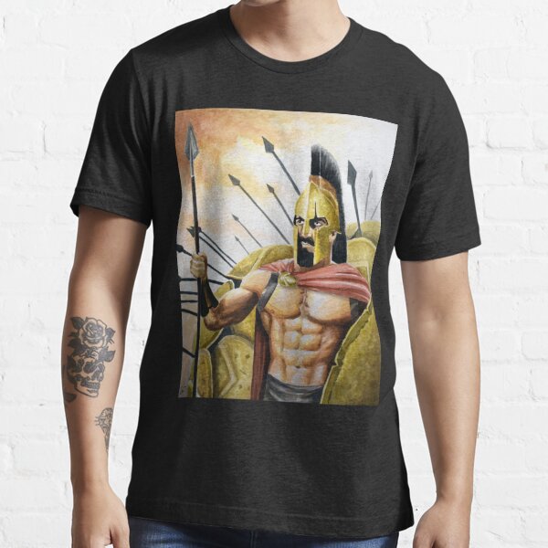 This Is Sparta. Sparta 300 Warrior Leonidas T Shirt. 100% Cotton Short  Sleeve O-Neck