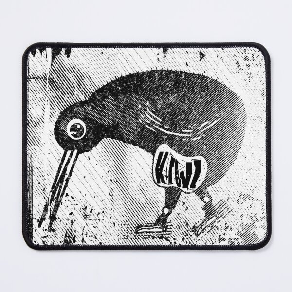 Item preview, Kiwi bird wood print style designed and sold by piedaydesigns.