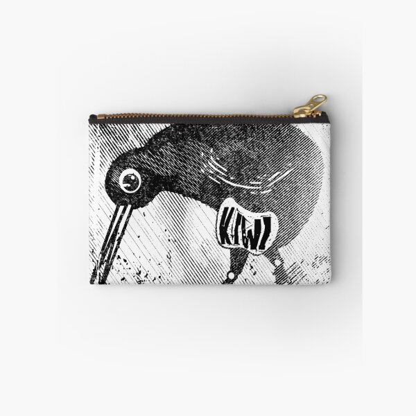 Item preview, Kiwi bird wood print style designed and sold by piedaydesigns.