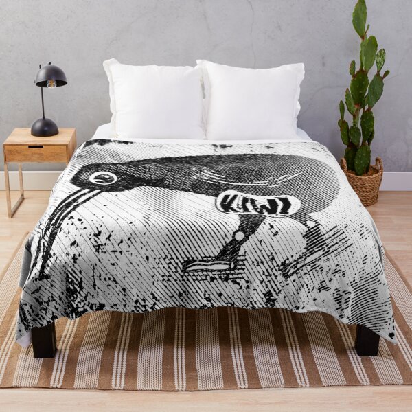 Item preview, Kiwi bird wood print style designed and sold by piedaydesigns.