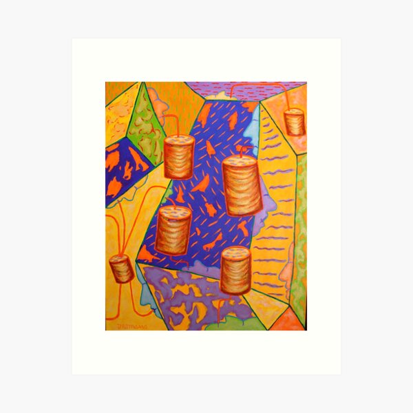 TAKING A BREAK FROM REALITY Art Print