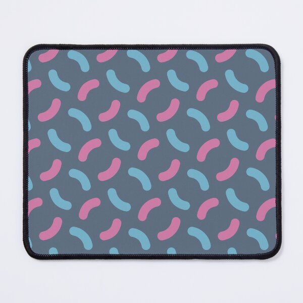 Item preview, Pink & Blue Concentric Circle Parenthesis Enduring Blue-Grey Stencils designed and sold by Alchemy-A-La-G.