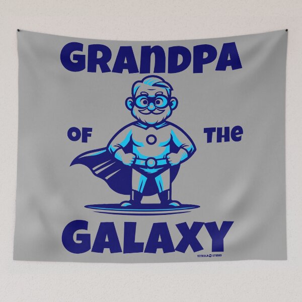 Item preview, Grandpa of the Galaxy - Intergalactic Superhero designed and sold by VITROLA CARTOON Studio.