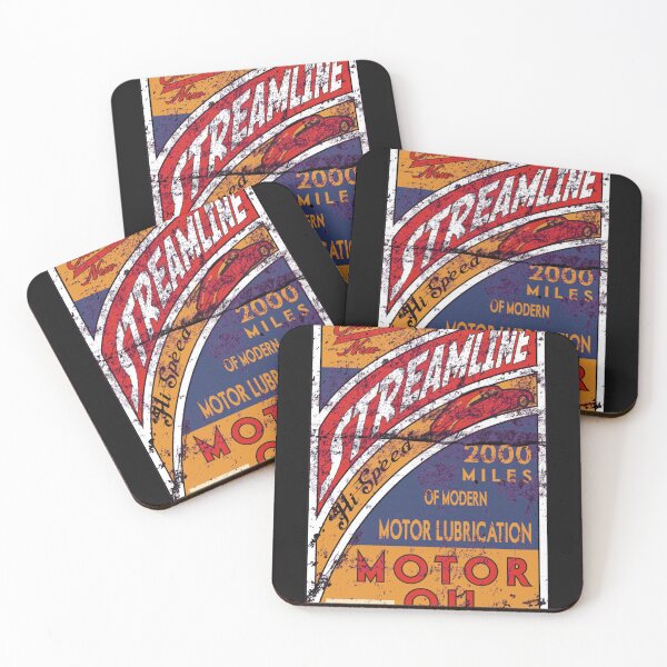 Item preview, Vintage Motor Oil Can Streamline designed and sold by MelanieRobinso6.