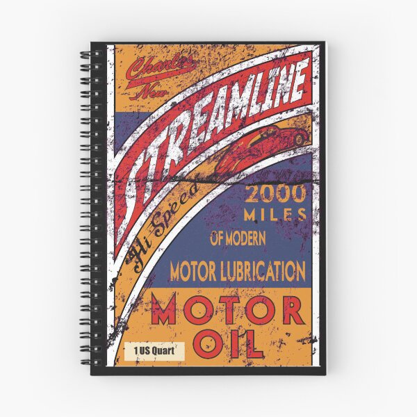 Item preview, Vintage Motor Oil Can Streamline designed and sold by MelanieRobinso6.