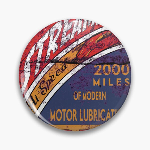 Item preview, Vintage Motor Oil Can Streamline designed and sold by MelanieRobinso6.