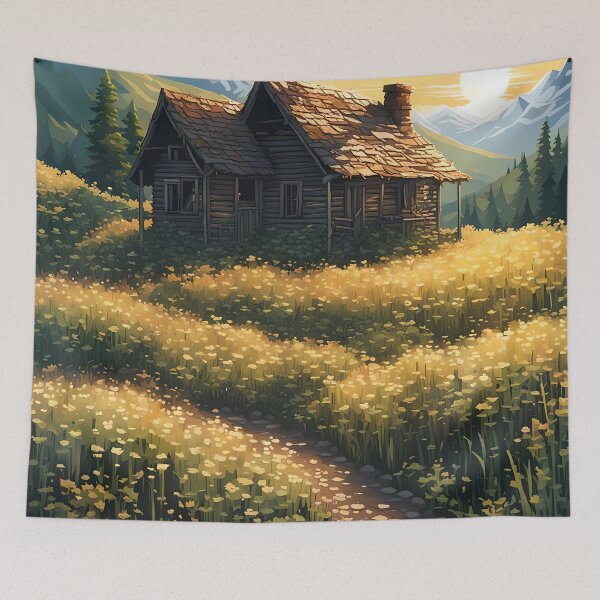 Item preview, Deserted Cabin designed and sold by VeiledVision.