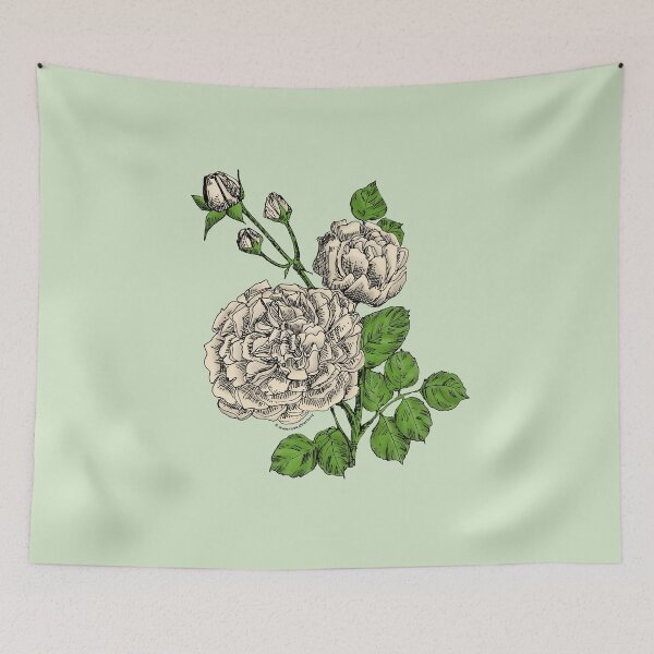 Item preview, Cream Quartered Rose Bloom Very Full 40+ Petals In 3+ Rows designed and sold by Rachael Taylor.