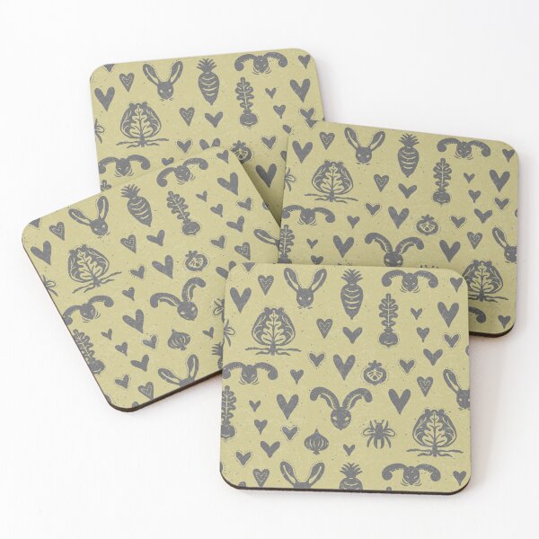 Item preview, Garden Things - Gold + Slate designed and sold by Irene Estelle.