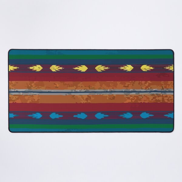 Item preview, Mexican serape blanket southwest embroidered folk art vibrant decor designed and sold by T-Mex.