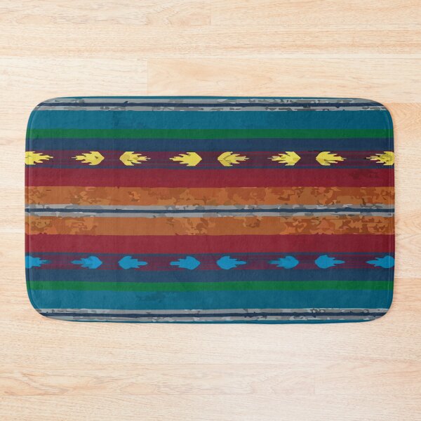 Item preview, Mexican serape blanket southwest embroidered folk art vibrant decor designed and sold by T-Mex.