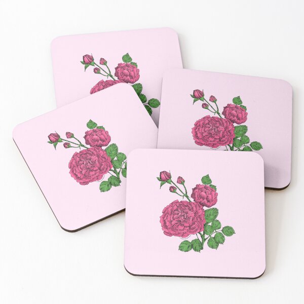 Item preview, Mid Pink Quartered Rose Bloom Very Full 40+ Petals In 3+ Rows designed and sold by Rachael Taylor.