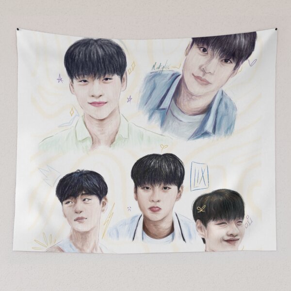 Item preview, Cha Yeowoon digital sketch composition (love for loves sake) designed and sold by MintyLix.