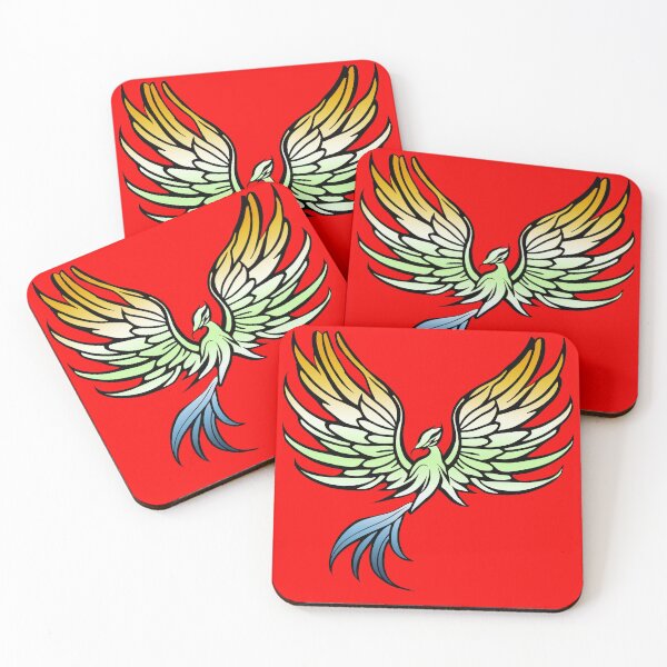 Item preview, Majestic AroAce Agender Pride Flag Phoenix, AroAce Agender Pride Design designed and sold by Travelslightly.