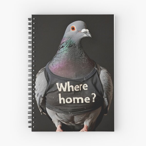 Item preview, Where home - pigeon  designed and sold by Brendon987.