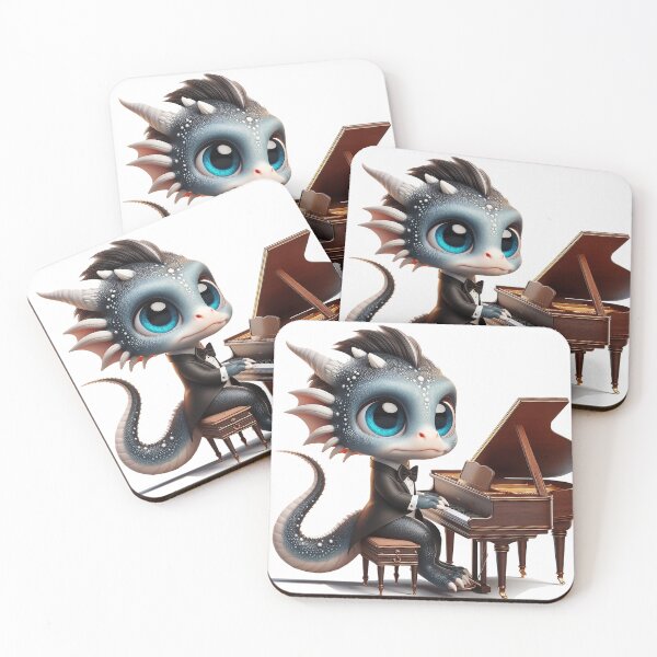 Item preview, DRAGO THE PIANIST designed and sold by Foxlindesigns.