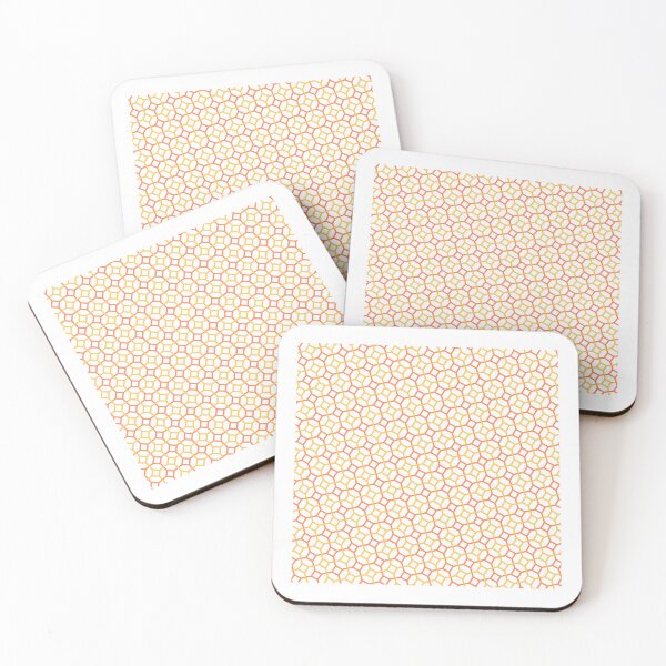 Item preview, Orange & Yellow Adjoined Diamonds Grid Enduring Blank Stencils designed and sold by Alchemy-A-La-G.