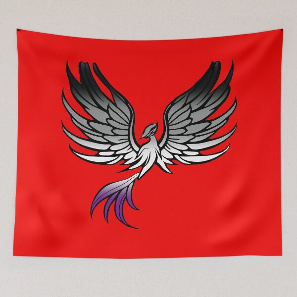 Item preview, Majestuosa bandera del orgullo asexual Phoenix, diseño del orgullo asexual designed and sold by Travelslightly.