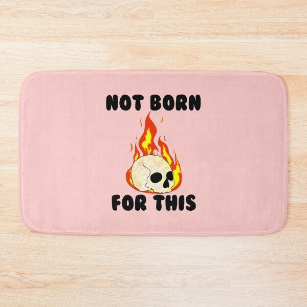 Item preview, Not Born for This Flaming Skull designed and sold by KMH-Artwork.